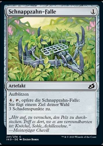 Schnappzahn-Falle (Springjaw Trap)